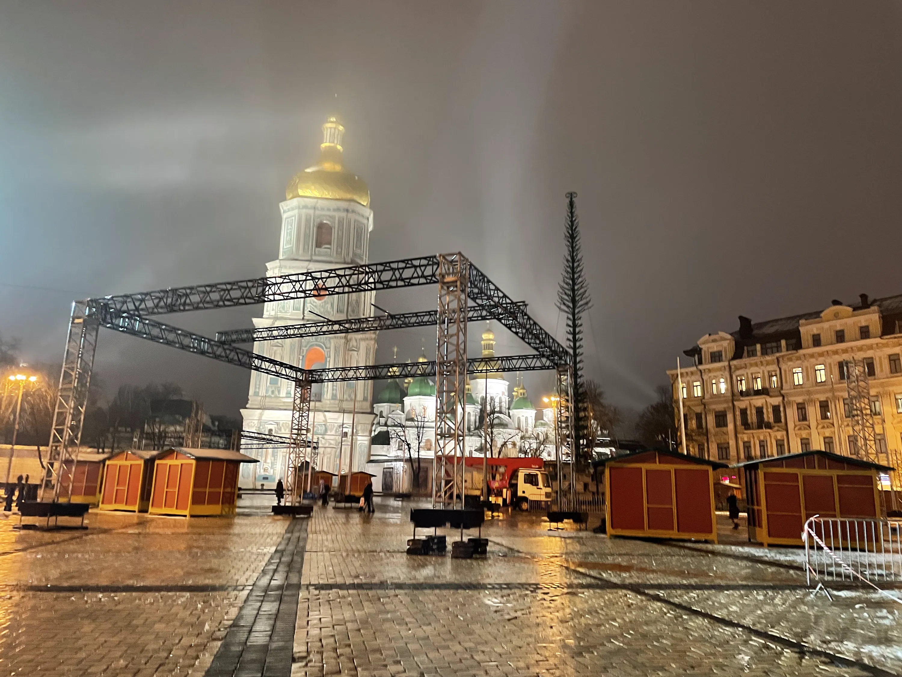 Новий рік у Києві, ялинка, Різдво, Софійська площа, зимові свята 2022 Новий рік у Києві, ялинка, Різдво, Софійська площа, зимові свята 2022