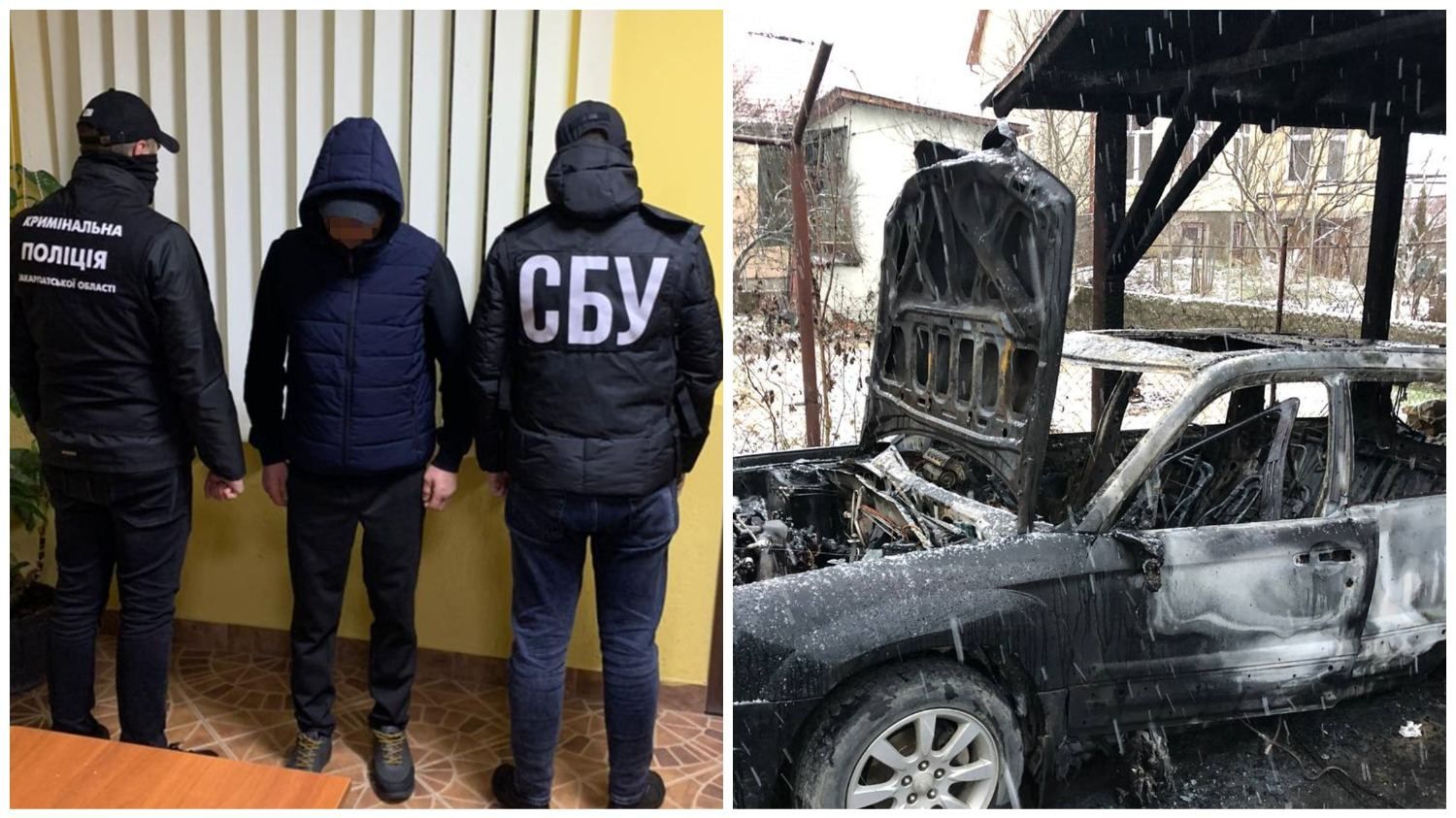 На Закарпатті викрили виконавця підпалу авто журналіста - Україна новини - 24 Канал На Закарпатті викрили виконавця підпалу авто журналіста - Україна новини - 24 Канал