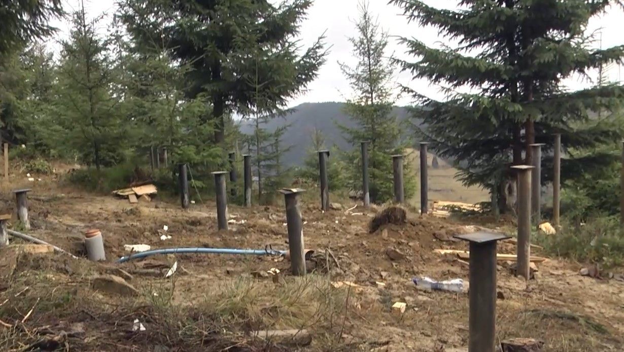 Ни в поход, ни за ягодами: жители села возле Буковеля патрулируют лес от арендаторов Ни в поход, ни за ягодами: жители села возле Буковеля патрулируют лес от арендаторов