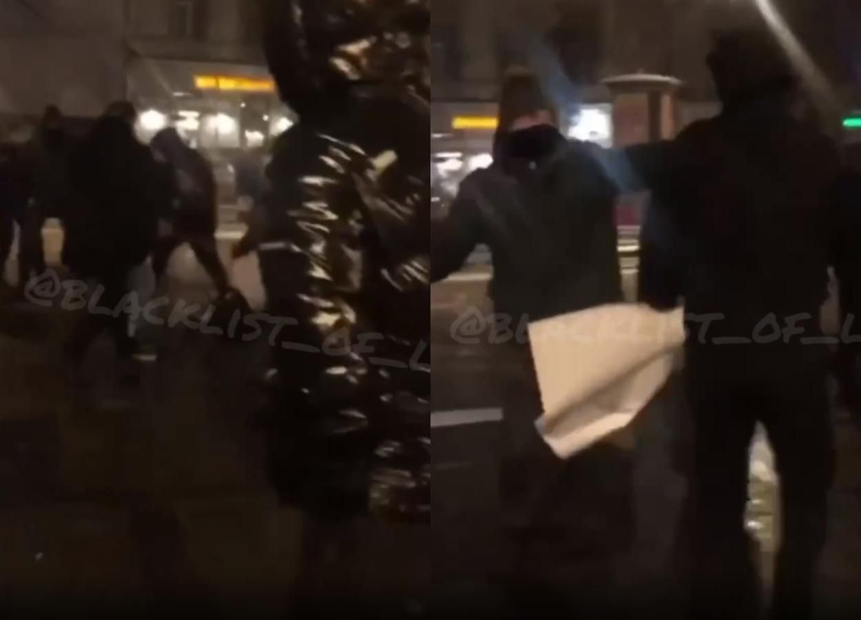 У центрі Львов активісти жорстоко побили музикантів, які співали російські пісні - Львів