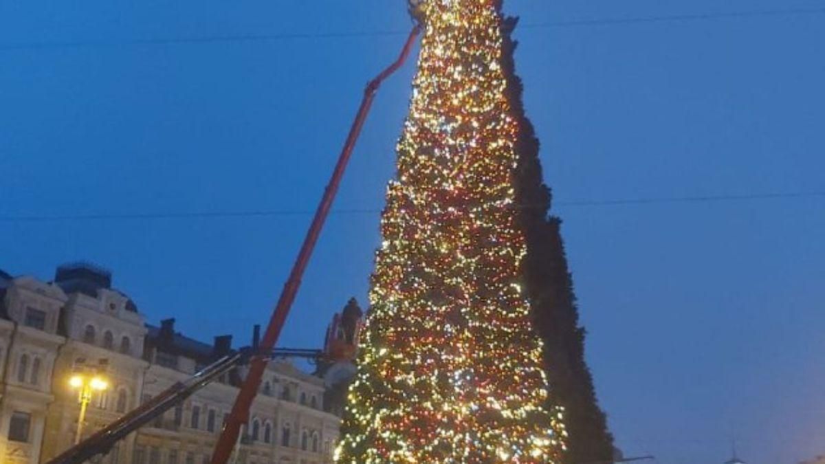 У Києві тестували освітлення головної ялинки України: чарівні фото - Свіжі новини Києва - Київ