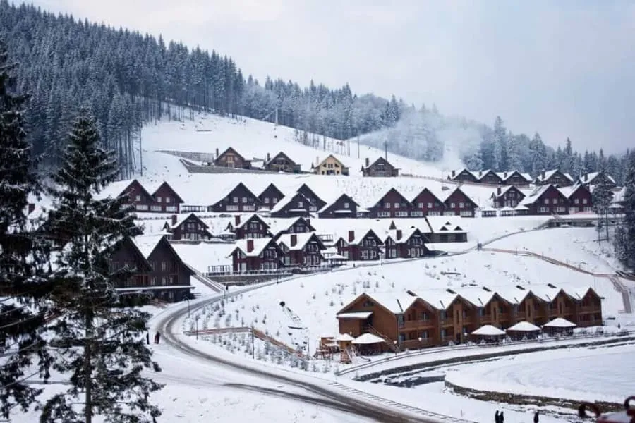 Популярные горнолыжные курорты в Украине
