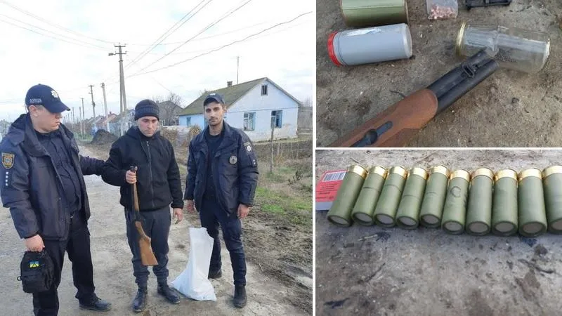 Бракноньєри на Одещині вбили лань, їх затримали, поліція вилучила зброю та набої Бракноньєри на Одещині вбили лань, їх затримали, поліція вилучила зброю та набої