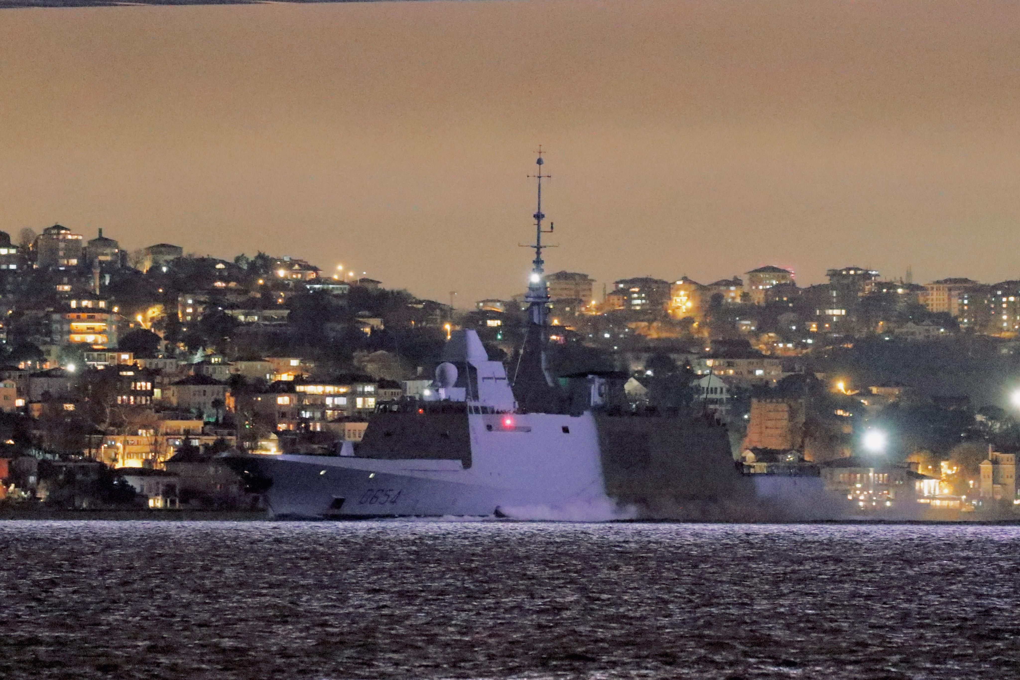 В Черное море зашел новейший ракетный фрегат французского флота