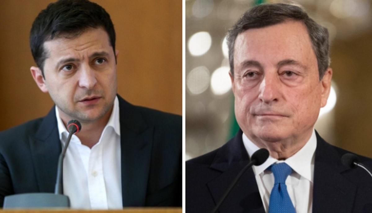 Зеленський і прем'єр Італії обговорили загрози безпеці України - 24 Канал Зеленський і прем'єр Італії обговорили загрози безпеці України - 24 Канал