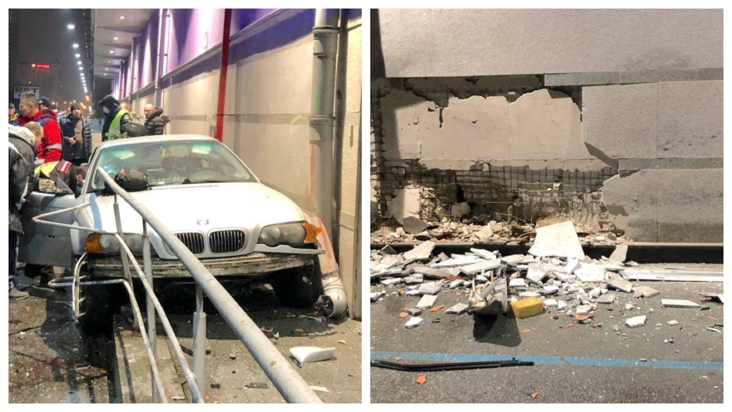 ДТП на Оболонском в Киеве: авто чуть не пробило дыру в стене Dream Town - Свежие новости Киева - Киев ДТП на Оболонском в Киеве: авто чуть не пробило дыру в стене Dream Town - Свежие новости Киева - Киев