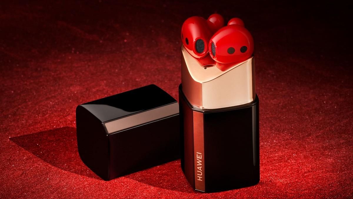Изящные и элегантные: продажи наушников Huawei FreeBuds Lipstick стартовали в Украине