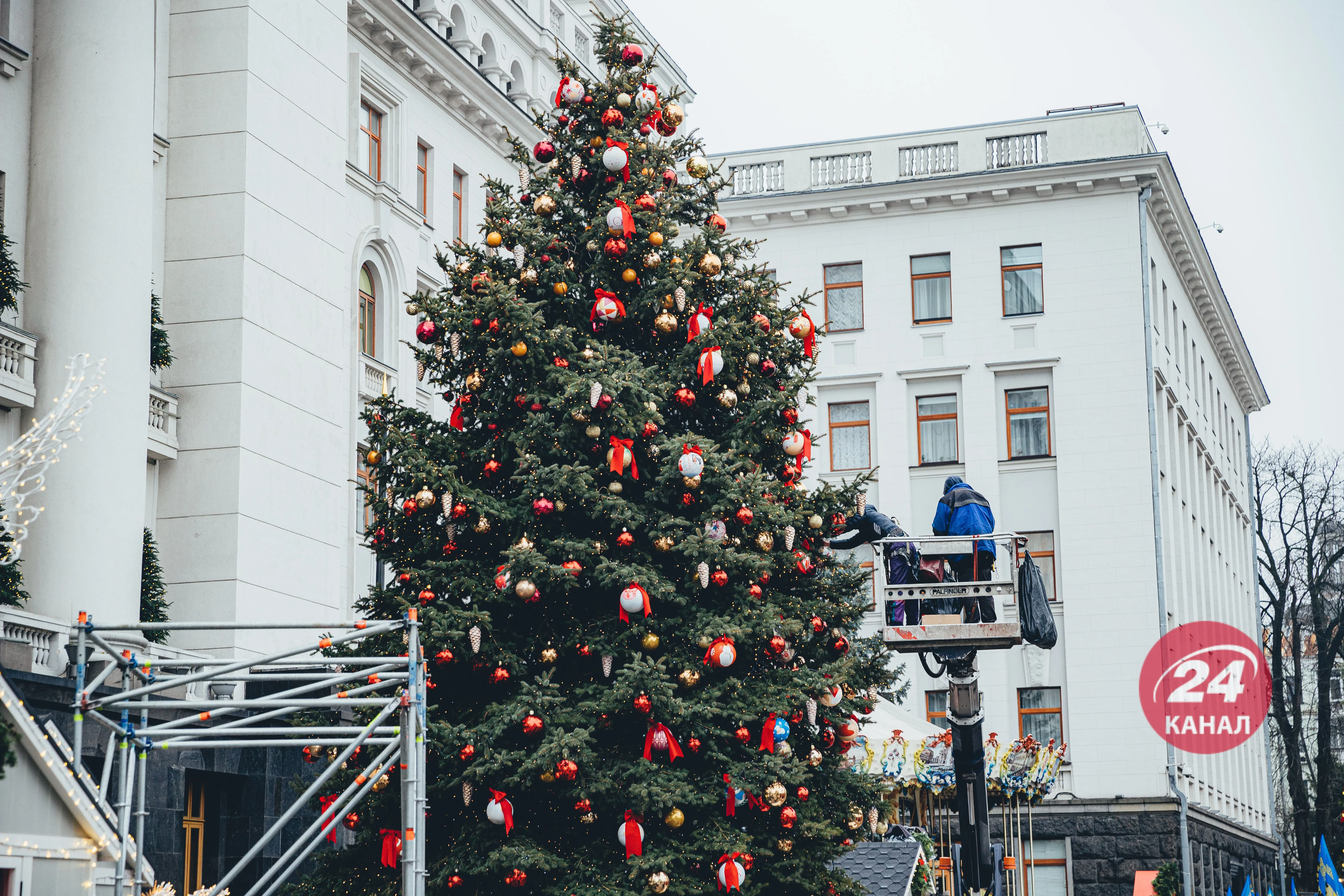 Новий рік у Києві, Різдво, зимові свята, Офіс Президента