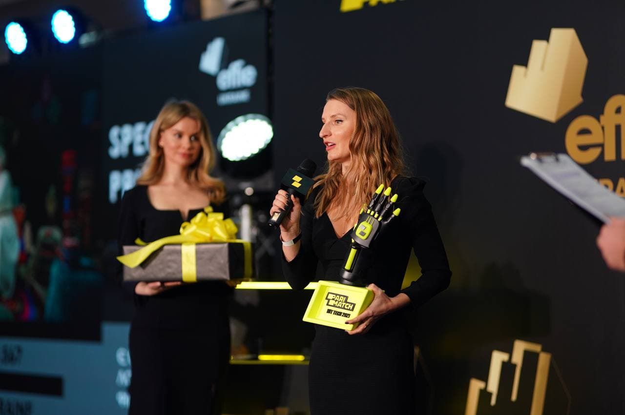 Parimatch Ukraine отримала нагороду Best marketing team під час Effie Awards Ukraine 2021