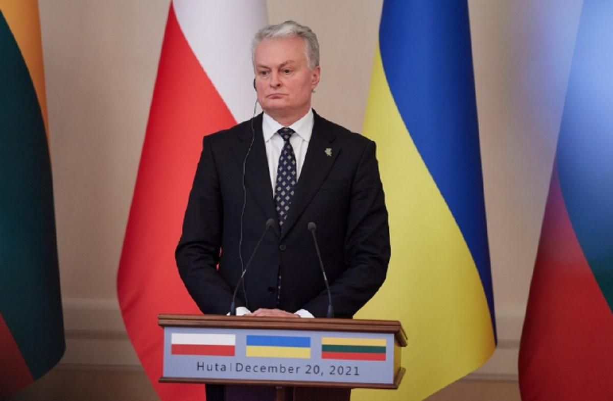 Спроби намалювати Росією нову "червону лінію" будуть неприйнятними, – Науседа - 24 Канал Спроби намалювати Росією нову "червону лінію" будуть неприйнятними, – Науседа - 24 Канал