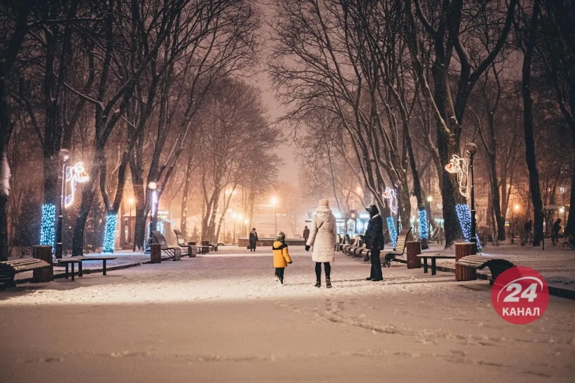 сніг у Києві