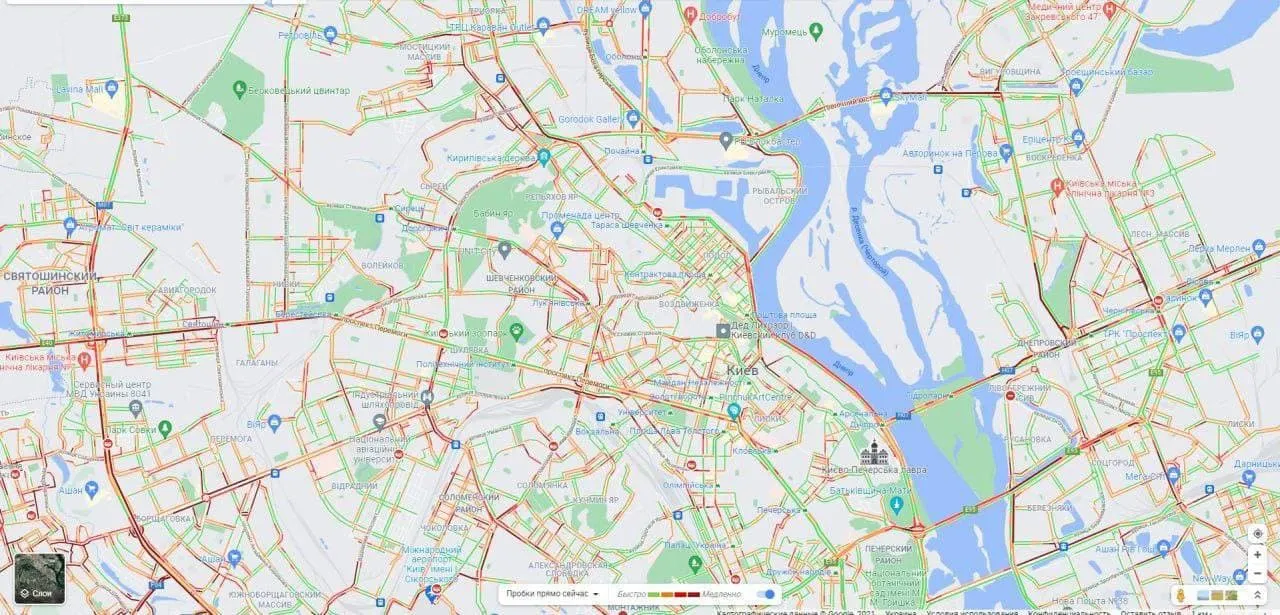 Затори в Києві, снігопад, зима, негода у столиці Затори в Києві, снігопад, зима, негода у столиці