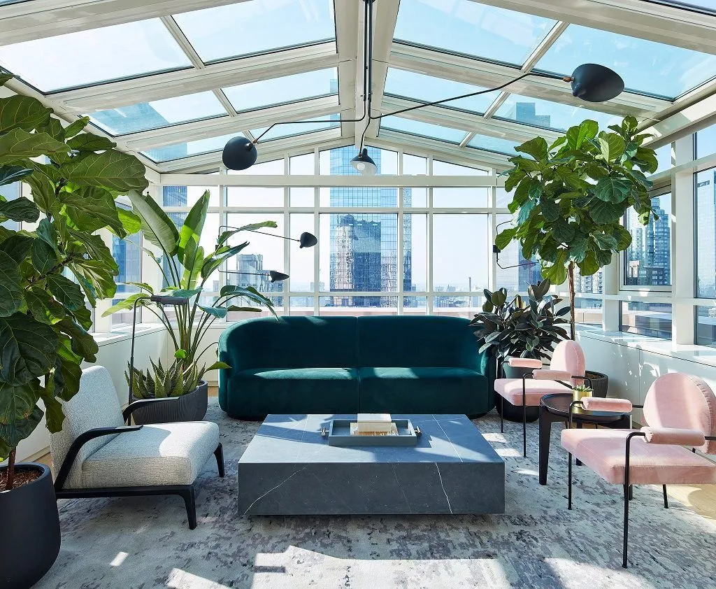 Апартменти зі скляним дахом в Нью-Йорку Апартменти зі скляним дахом в Нью-Йорку