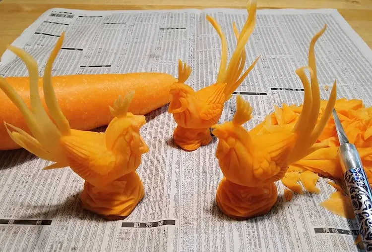 Різьба по овочах Різьба по овочах