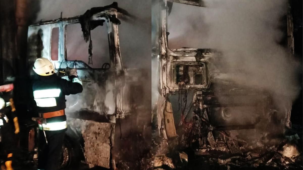 Водій згорів живцем: у Дніпрі сталась трагічна пожежа фури - Дніпро Водій згорів живцем: у Дніпрі сталась трагічна пожежа фури - Дніпро