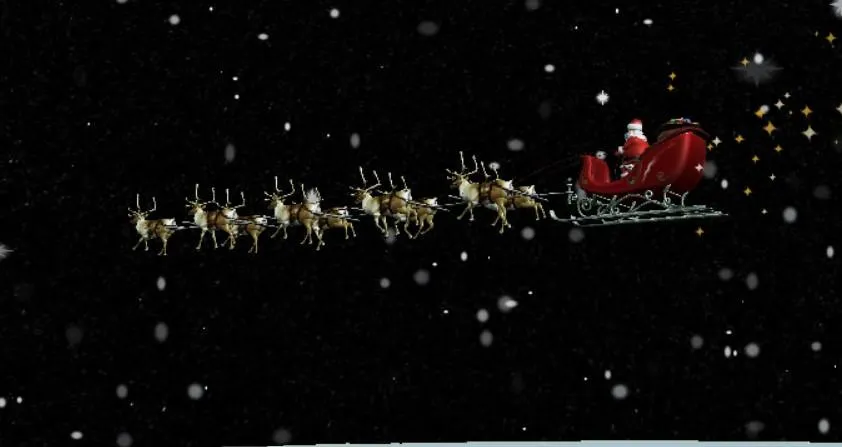 Санта вже пролетів над Україною NORAD