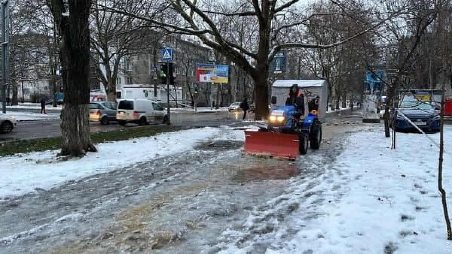 Одеса ожеледиця комунальники Одеса ожеледиця комунальники