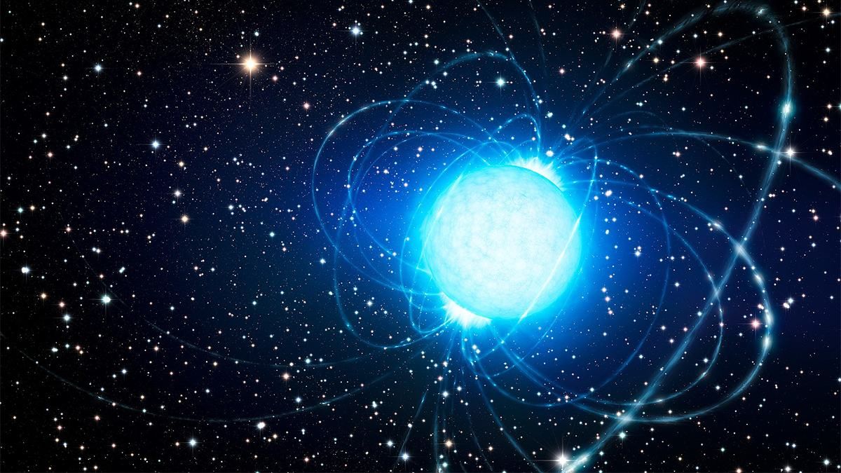 Астрономы зафиксировали сверхмощный взрыв на магнетаре
