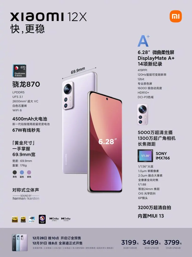 Xiaomi 12X