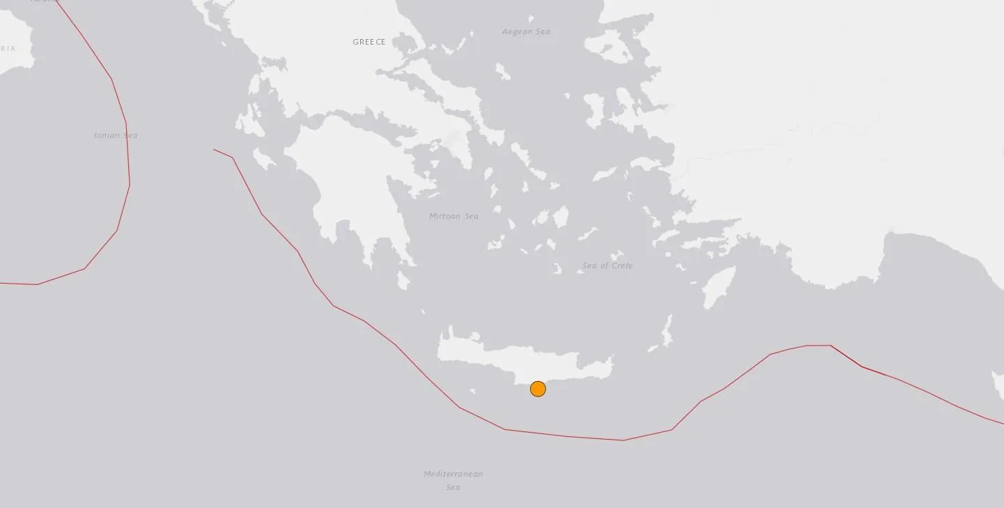 Землетрус на Криті