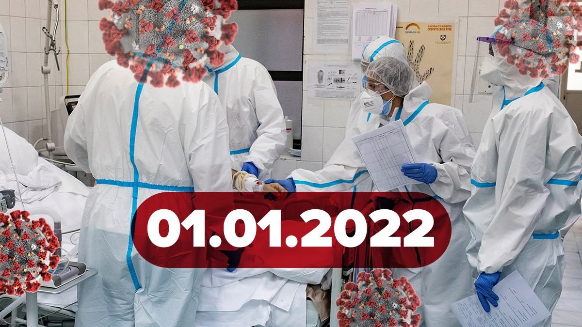 Коронавірус Україна, новини 1 січня 2022 – статистика