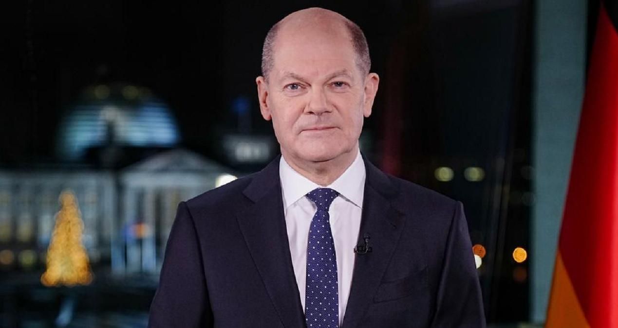 Шольц у своєму першому новорічному привітанні згадав про Україну - 24 Канал Шольц у своєму першому новорічному привітанні згадав про Україну - 24 Канал