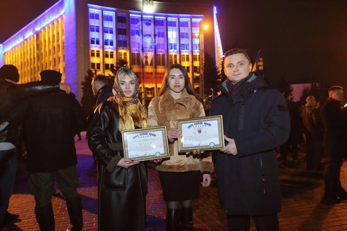 Тернопольский баннер с Бандерой попал в Книгу рекордов Украины