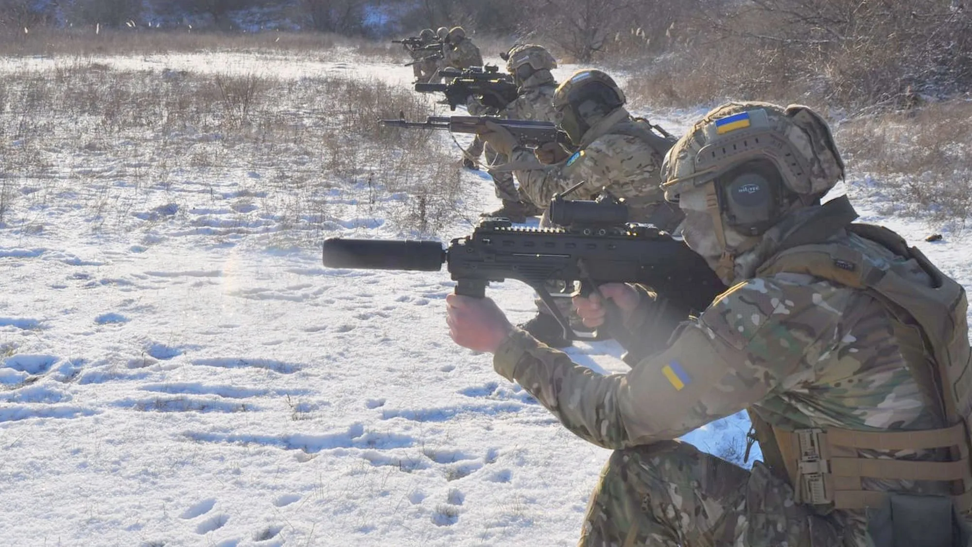 Розвідники поблизу окупованого Криму відпрацьовують ближній бій