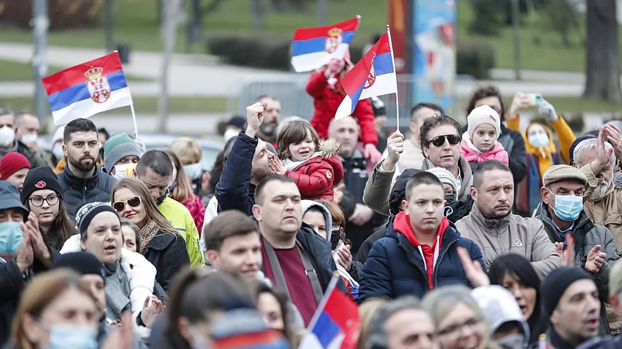 У Сербії відбувся мітинг на підтримку Джоковича, якого "утримують" в Австралії: відео