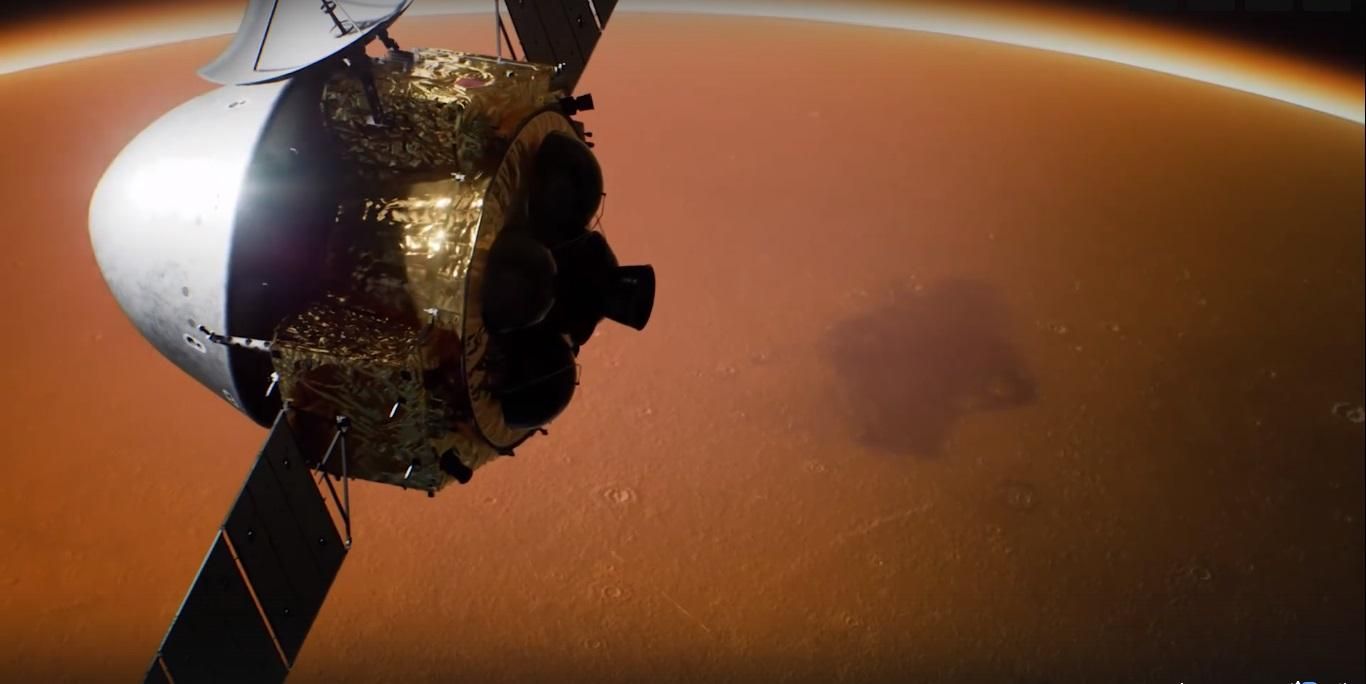 Китайська станція "Тяньвень-1" зробила космічне селфі на фоні Марсу - Новини технологій - Техно Китайська станція "Тяньвень-1" зробила космічне селфі на фоні Марсу - Новини технологій - Техно