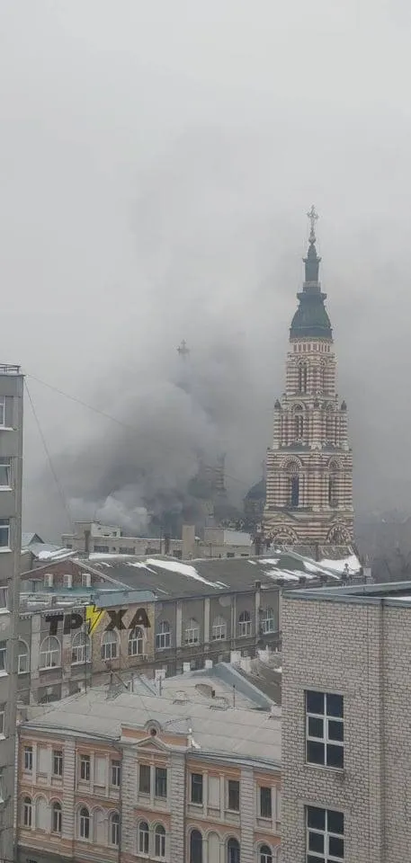 Харків пожежа в храмі