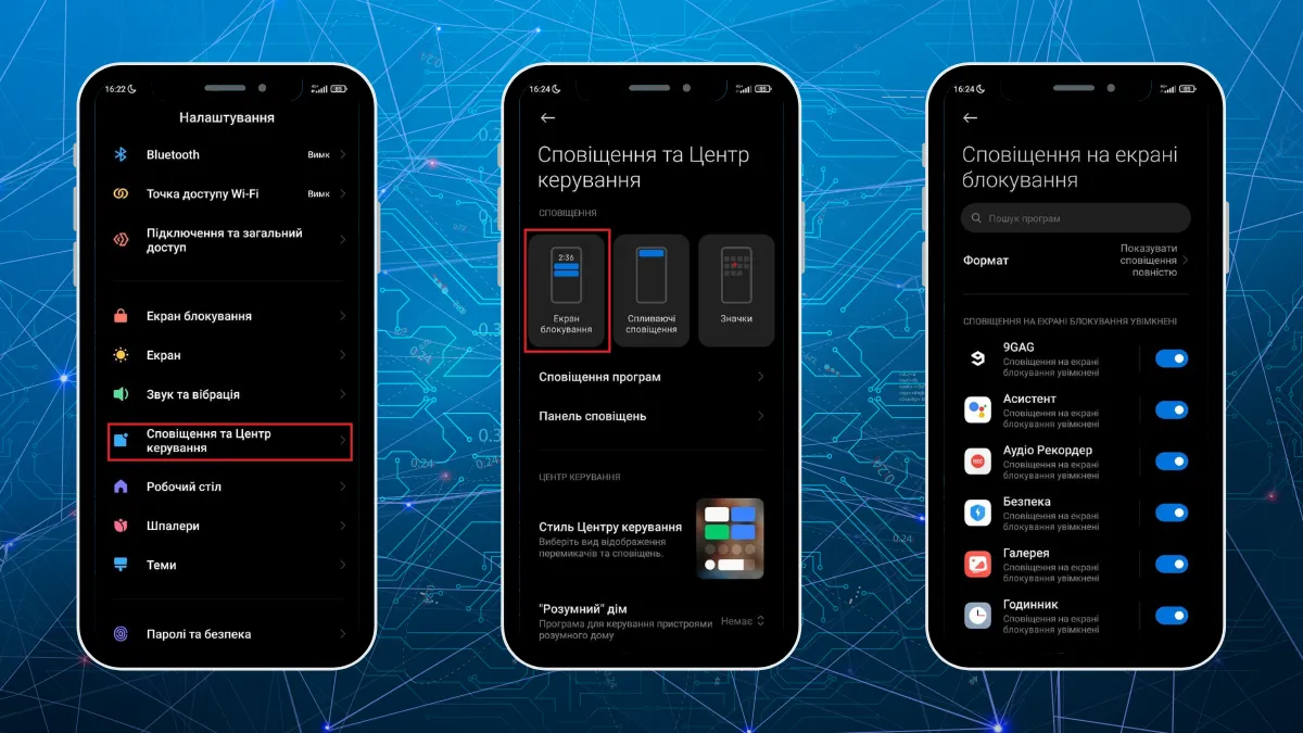 Конфіденційність сповіщень Конфіденційність сповіщень