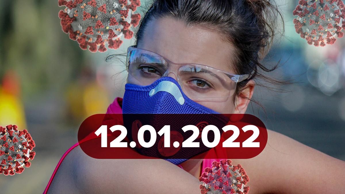 Коронавірус Україна, новини 12 січня 2022 – статистика