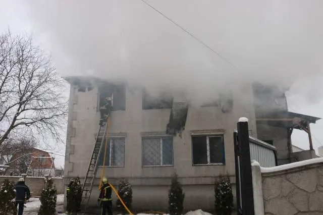 Пожежа в Харкові пансіонат Золотий час