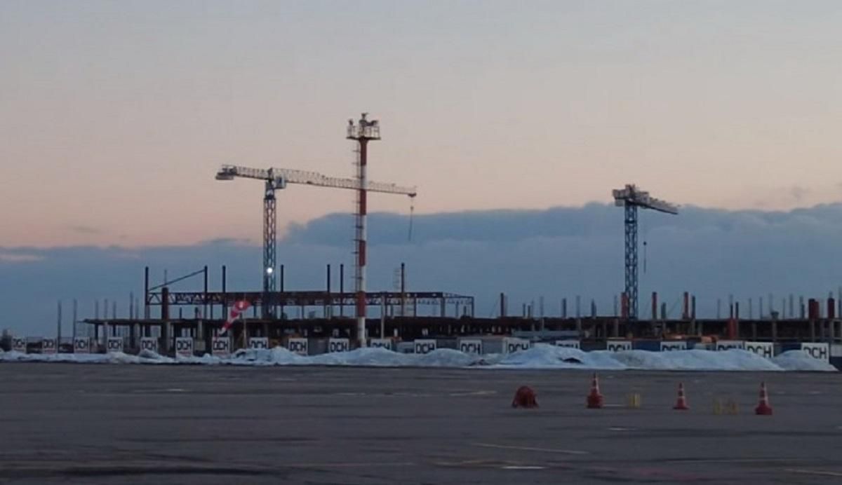 DCH Ярославского строит уже второй и третий этажи терминала аэропорта в Днепре