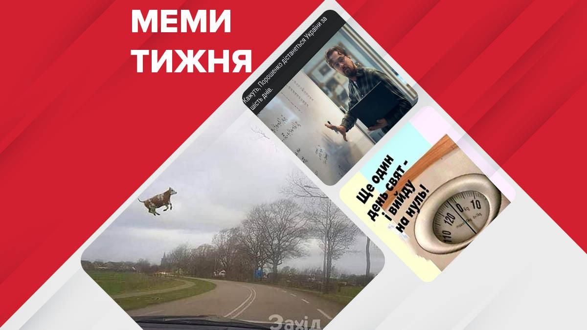 Самые смешные мемы недели: стихия, возвращение Порошенко, время мерить талию после праздников Самые смешные мемы недели: стихия, возвращение Порошенко, время мерить талию после праздников
