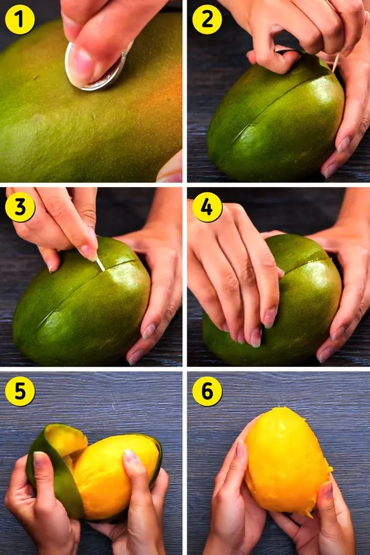 Чистимо манго Ідеї 