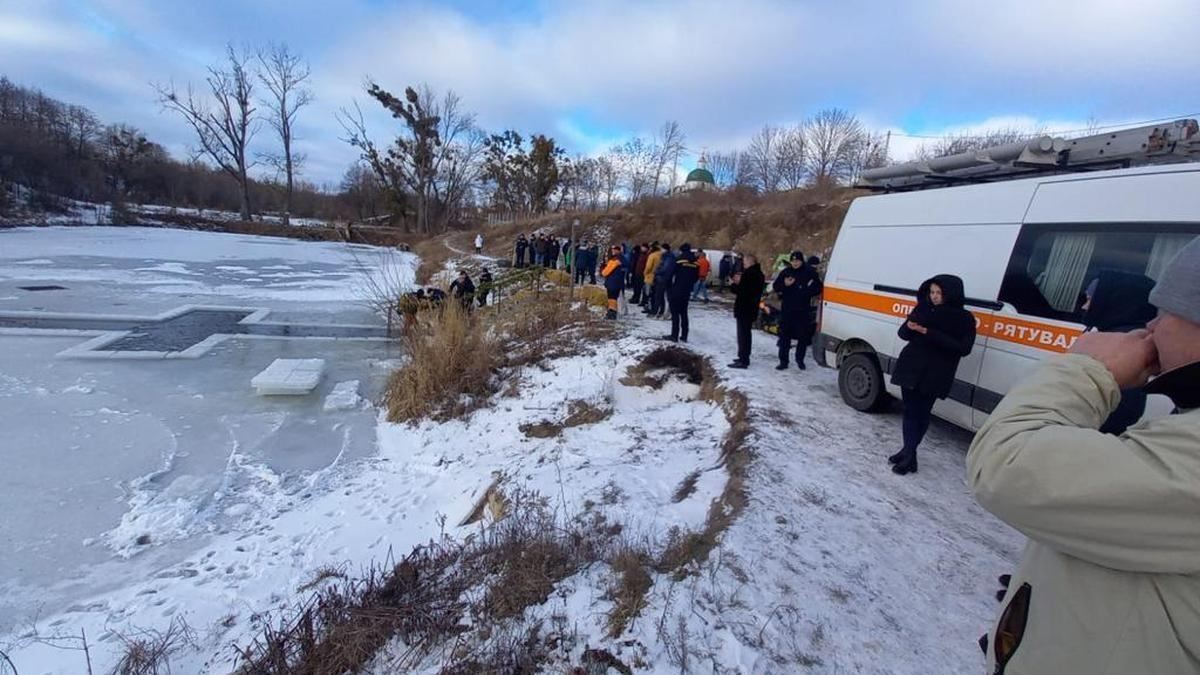 На Киевщине во время купания на Крещение погиб мужчина