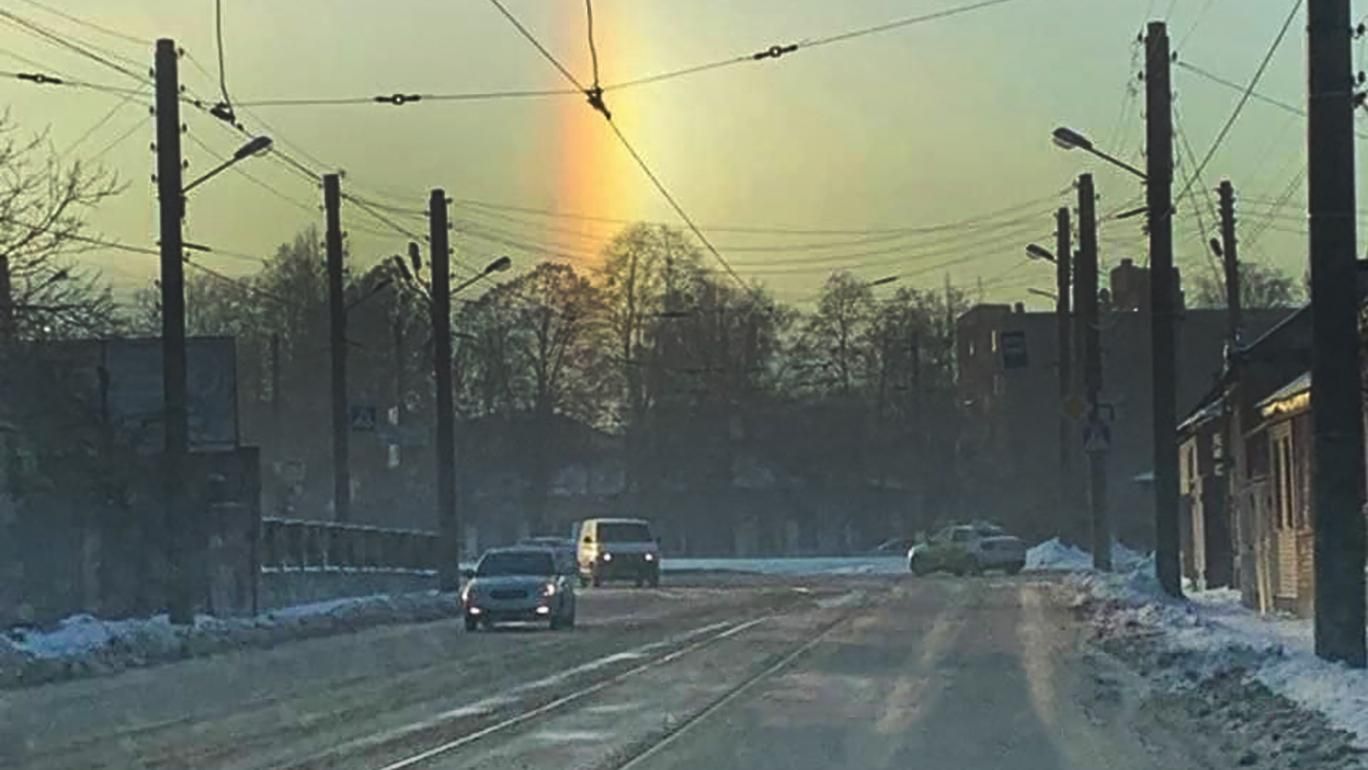 В Харькове заметили редкое атмосферное явление гало: удивительное фото