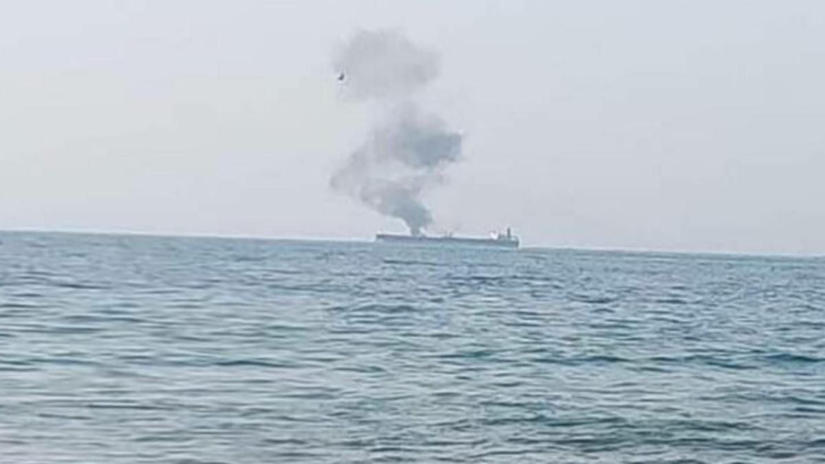 У Чорному морі неподалік Криму горить судно з російським екіпажем, – росЗМІ - Росія новини - 24 Канал У Чорному морі неподалік Криму горить судно з російським екіпажем, – росЗМІ - Росія новини - 24 Канал