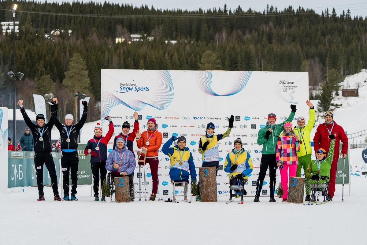 Паралімпійська збірна України виборола "золото" у змішаній естафеті на ЧС з лижних перегонів