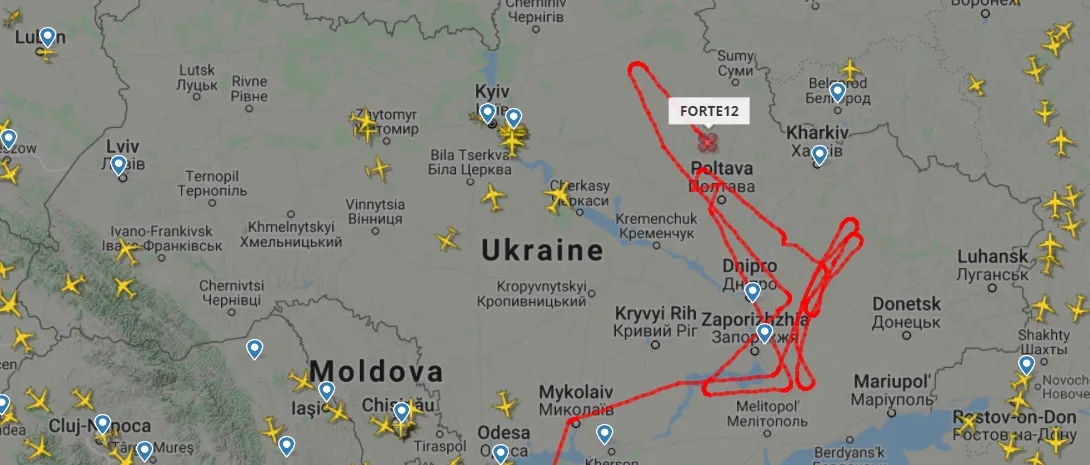 Безпілотник США пролетів над Україною 24 січня