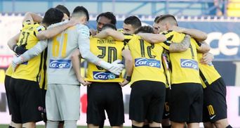 Грецький клуб присвятив перемогу українському футболісту, в якого сталася трагедія
