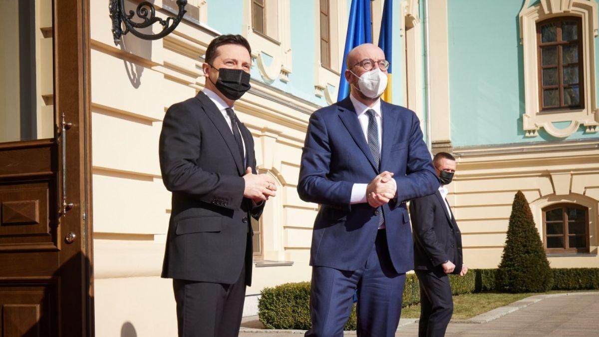 Узгодили санкції: Зеленський поговорив з президентом Європейської Ради - Україна новини - 24 Канал Узгодили санкції: Зеленський поговорив з президентом Європейської Ради - Україна новини - 24 Канал