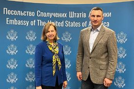 Кличко обговорив із Крістіною Квін готовність Києва до можливої подальшої агресії Росії