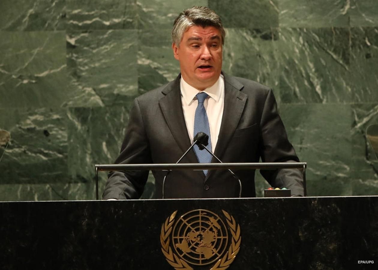 Ретранслює пропаганду Росії, – МЗС України вимагає вибачень від президента Хорватії - 24 Канал Ретранслює пропаганду Росії, – МЗС України вимагає вибачень від президента Хорватії - 24 Канал