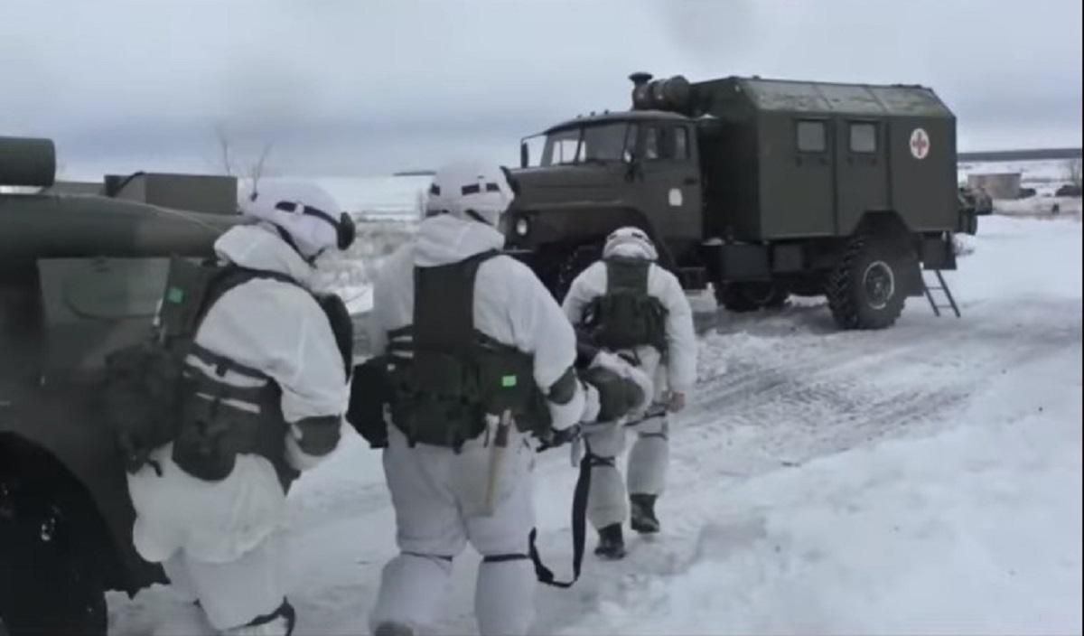 Российские оккупанты в Крыму провели учения по ведению химической войны