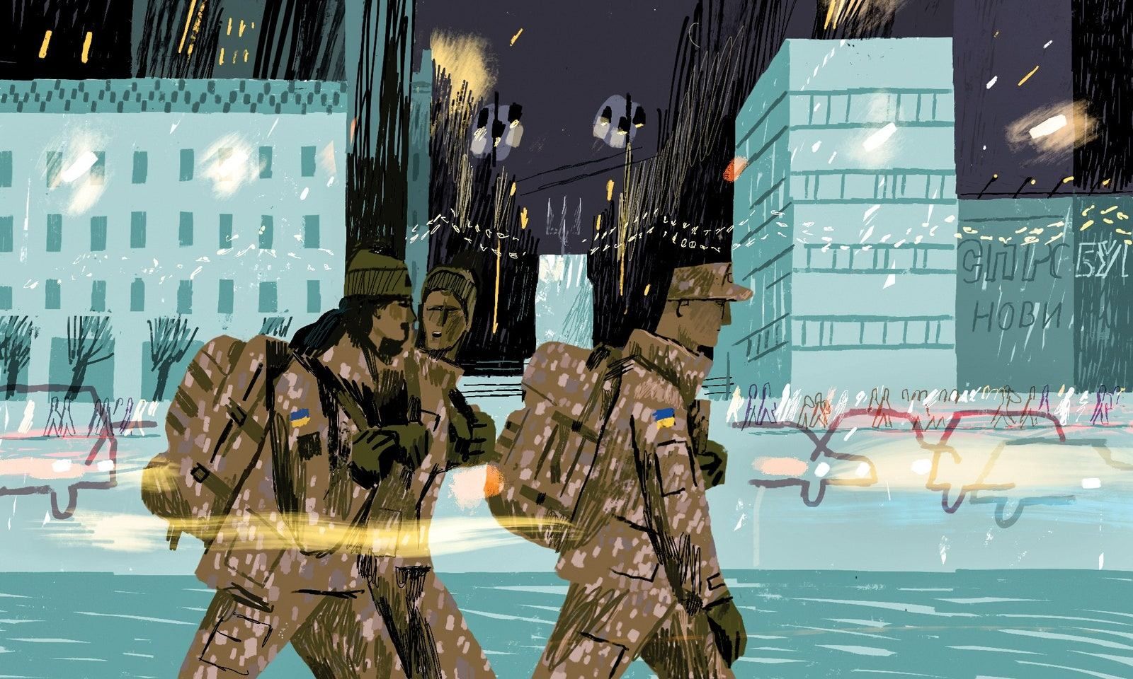 "Киев под тенью войны": The New Yorker опубликовал символические рисунки украинского художника - Новости Киева сегодня - Киев