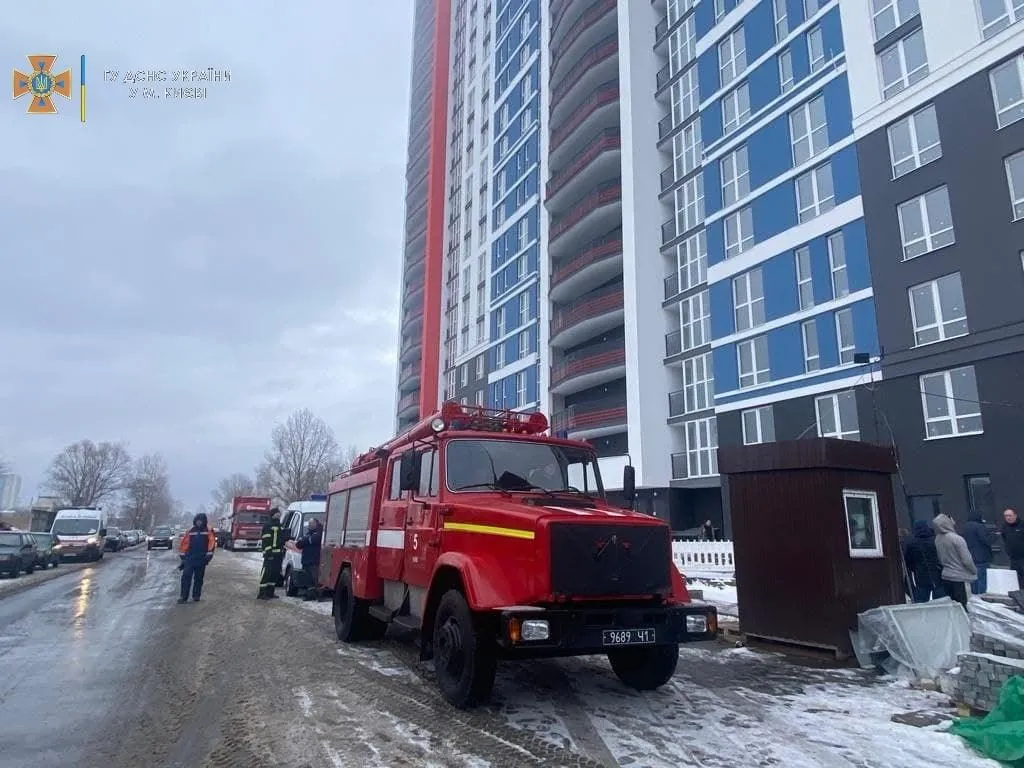 пожежа у ЖК Причал у Києві