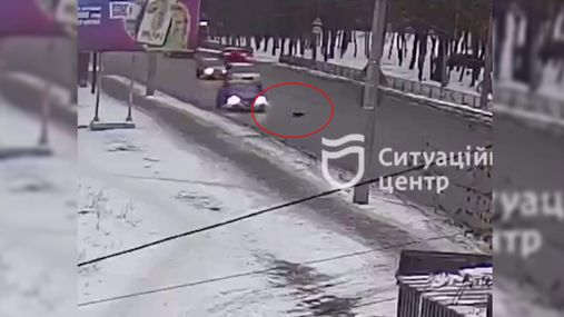 У Дніпрі через чорну кішку сталася ДТП: відео моменту зіткнення